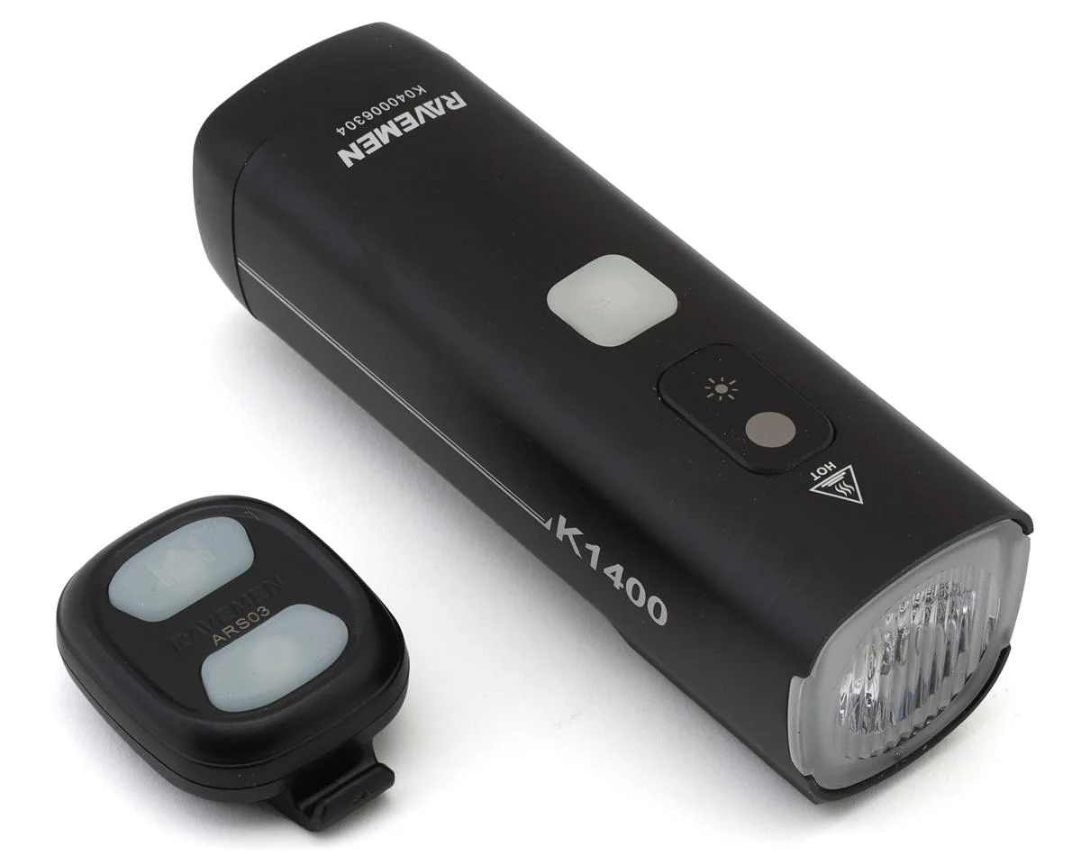 Ravemen K1400 Headlight (Black) (1400 Lumens)